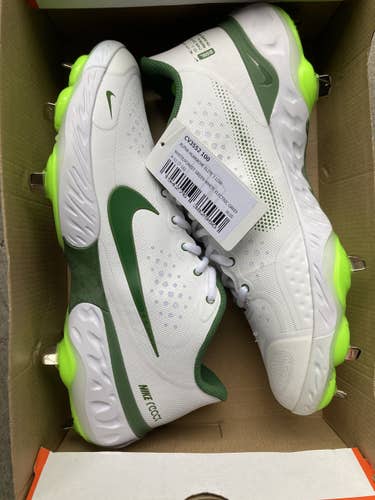 White New Adult Men's Size 11 (Women's 12) Metal Nike Huarache