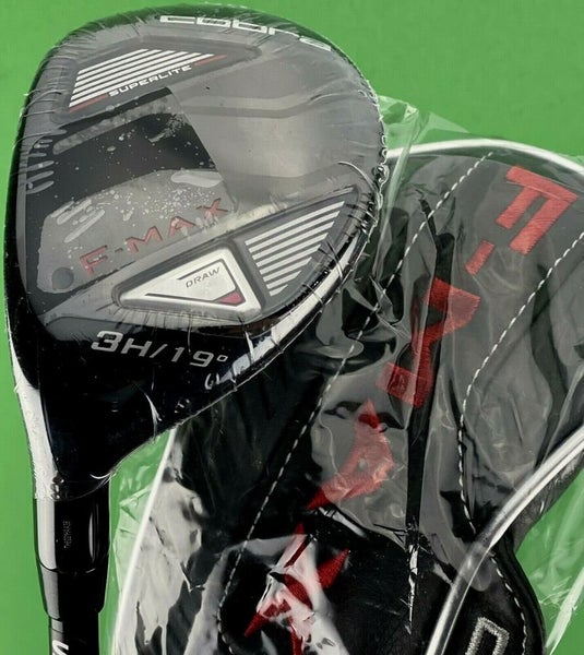 Cobra F-Max SuperLite Rescue 3-Hybrid LEFT Hand 19* 3H Stiff S-Flex NEW #78071