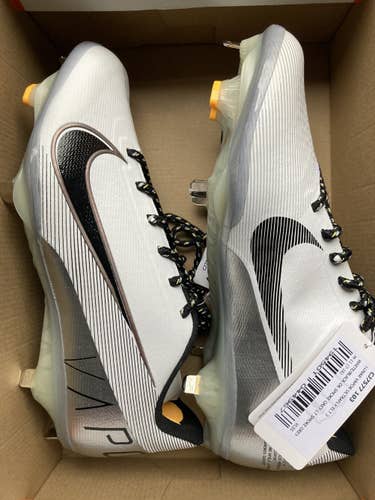 White New Adult Men's Size 11 (Women's 12) Metal Nike vapor
