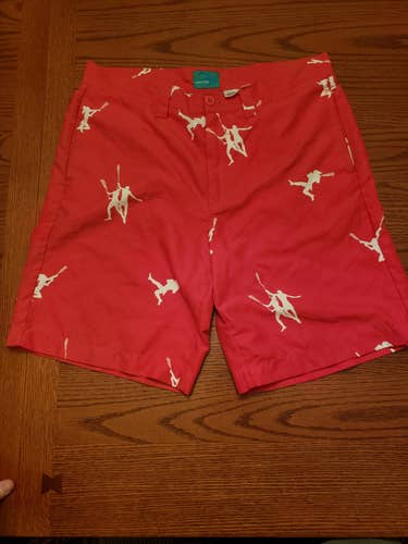 Liquid Flow Hybrid Red Shorts - Men's Used Size 34