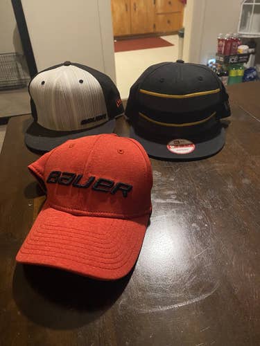 Bauer hockey hats (3)