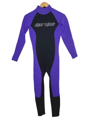 Heat Wave Womens Full Wetsuit Size 9-10 - Excellent Condition!