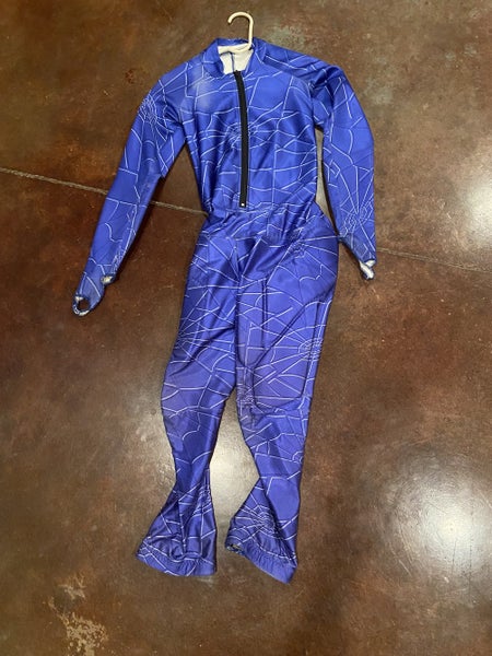 US Ski Team, 2002 Olympic Design Spyder Ski Suit, good condition with little wear.
