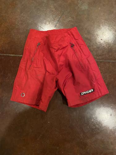 Red Adult Women's Used Small Spyder Shorts