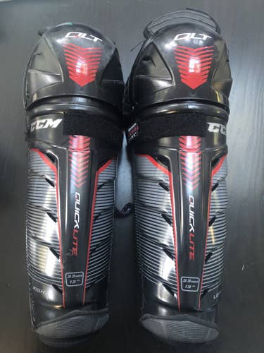 barely Used Junior CCM QuickLite Shin Pads
