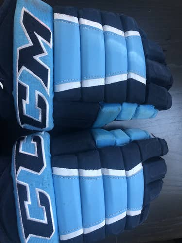 Blue Used CCM HG4PC Gloves 13"