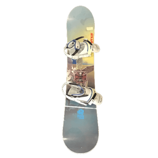 Burton Punch 133 Cm Snowboard Boys Combo