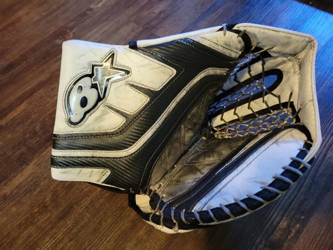 White Senior Used Brian's Regular G-netik 4 Glove and Blocker