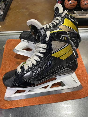 Senior Bauer Extra Wide Width Size 6.5 Supreme 3s Hockey Goalie Skates