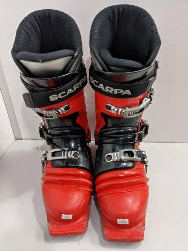 Scarpa Telemark Boots (Damaged) Size 8.5 Red Used