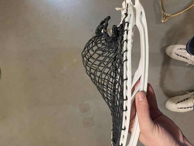 Used Unknown Strung Shield Goalie Head