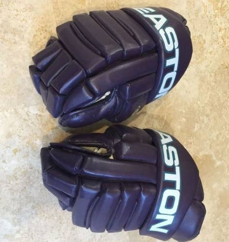 NEW VERY RARE MIGHTY DUCKS Easton Z Air Leather Gloves 14.5" Same type as worn by-Scott Niedermeyer