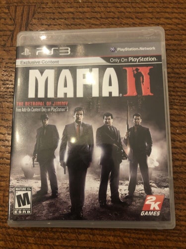 Mafia II  (Sony Playstation 3, PS3) Complete
