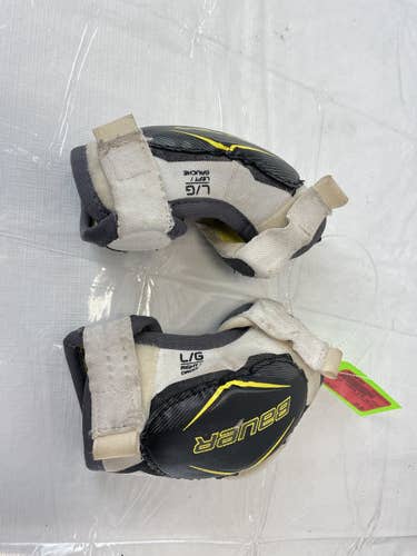 Used Bauer Supreme S170 Youth Lg Ice Hockey Elbow Pads Age 7-9