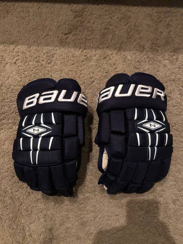 Bauer 15" / 38cm Nexus 800 Gloves (Navy Blue)