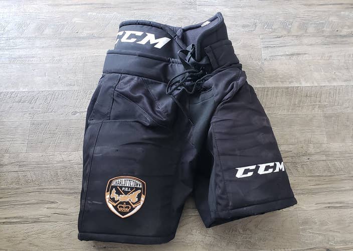 Black Senior Used Medium CCM hp31 Hockey Pants Pro Stock
