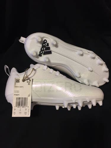 New Boy’s Adidas Adizero Cleats Size 2.5 - IMPORTANT-Cleats are size 2.5, Not Men’s 5.0