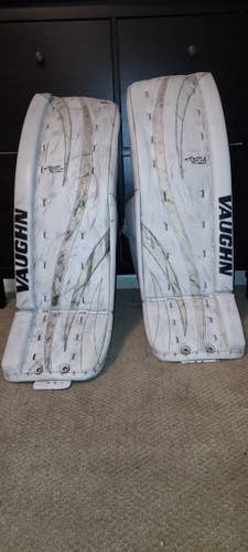 Used 34" +2 Vaughn Goalie Leg Pads