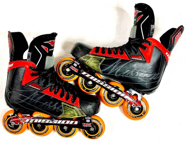 Mission CSX Senior Sz 7E Roller Hockey Inline Roller Skates (US Men Shoe 8.5)