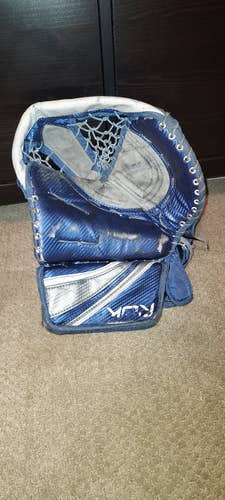 Blue Used Reebok Regular Catcher Glove