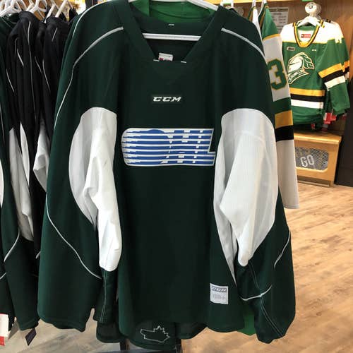 Used Green CCM OHL Goalie Practice Jersey - Size 60G