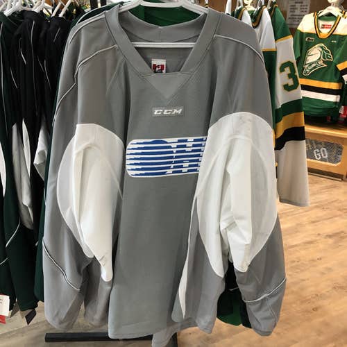 Used Grey CCM OHL Goalie Practice Jersey - Size 60G