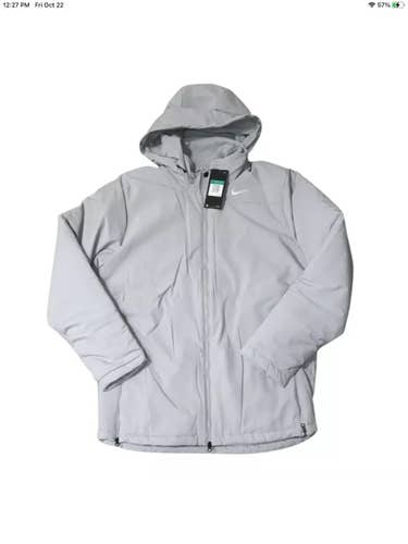 Nike Shield Heavyweight Parka Jacket Grey Men’s Size XL $195 (AO5970-007)