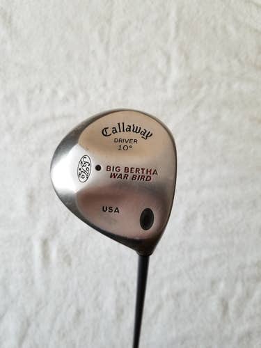 Used Men's Callaway Right Handed Big Bertha War Bird Driver Regular Flex 10 Loft