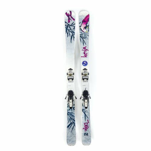 156cm Volkl Kenja 2012 All Mountain Skis with Marker Squire 11 Binding | USED