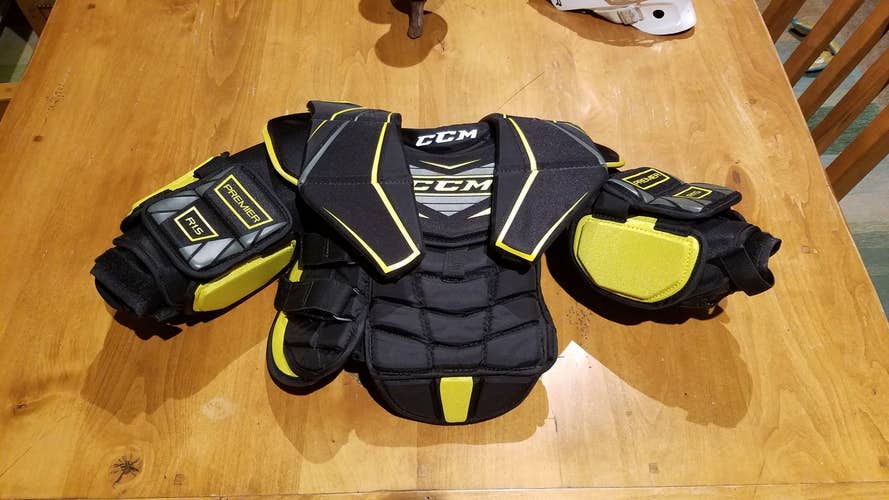 Junior Used Medium CCM Premier R1.5 Goalie Chest Protector
