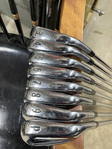 Used Men's Titleist Right Handed AP2 Iron Set Extra Stiff Flex Steel Shaft