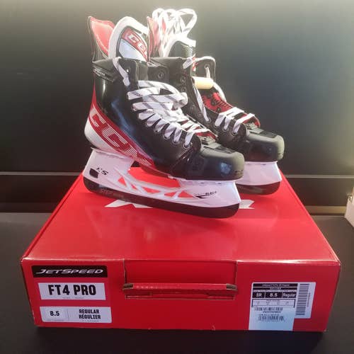 Senior New CCM JetSpeed FT4 Pro Hockey Skates Regular Width Size 8.5