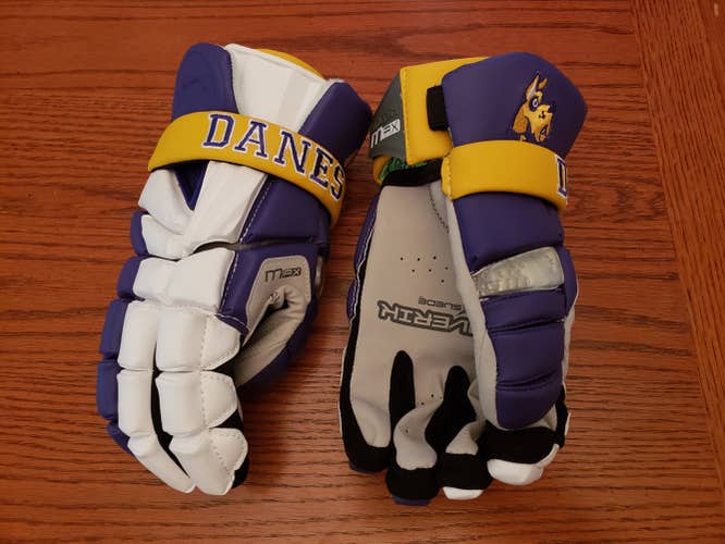 UAlbany Danes Max Lacrosse Gloves 13"