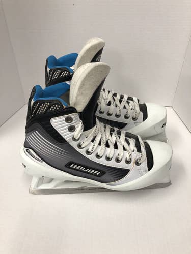 Senior Used Bauer Reactor 4000 Goalie Skates Regular Width Size 7