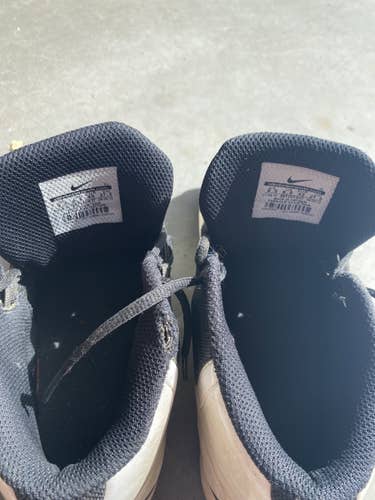 Black Men's Molded Cleats Nike Huarache