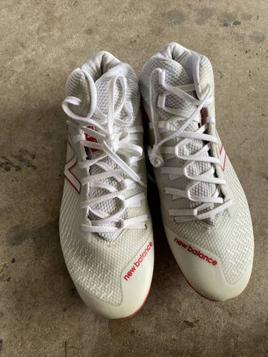 White Adult Size 9.5 (Women's 10.5) New Balance Burn X Mid