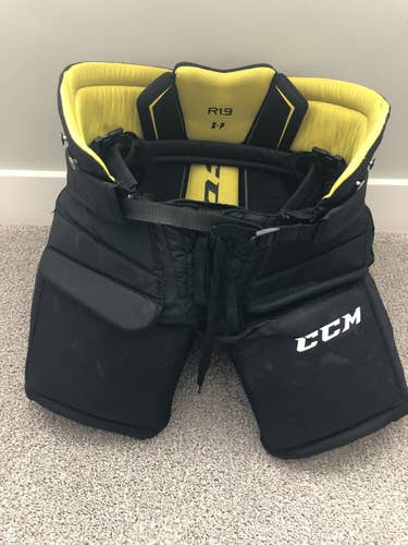 Black Used Small CCM  Premier R1.9 Hockey Goalie Pants