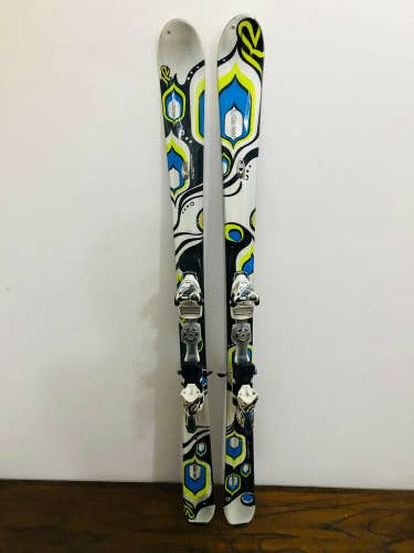 K2 Lotta Luv Women's Downhill Skis 156 cm. Marker 11.0 Bindings Love NICE!
