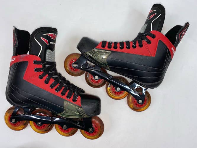 Mission CSX Mens Size 8E Roller Hockey Inline Skates Rollerblades US Shoe 9.5