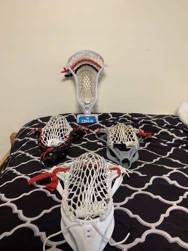 White Used Strung Kinetik Head