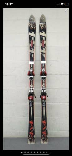 Dynastar 4x4 atv 178cm 107-70-92-pintail-skis-w-salomon with bindings.