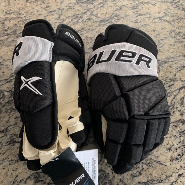 New LA Kings (jeff Carter) Gray Bauer Vapor 2X Pro 14" Pro Stock Gloves