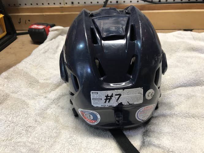 Blue Used XS Bauer Re-Akt 150 Helmet
