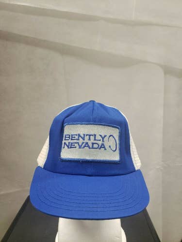 Vintage Bently Nevada Mesh Trucker Snapback Patch Hat S/M