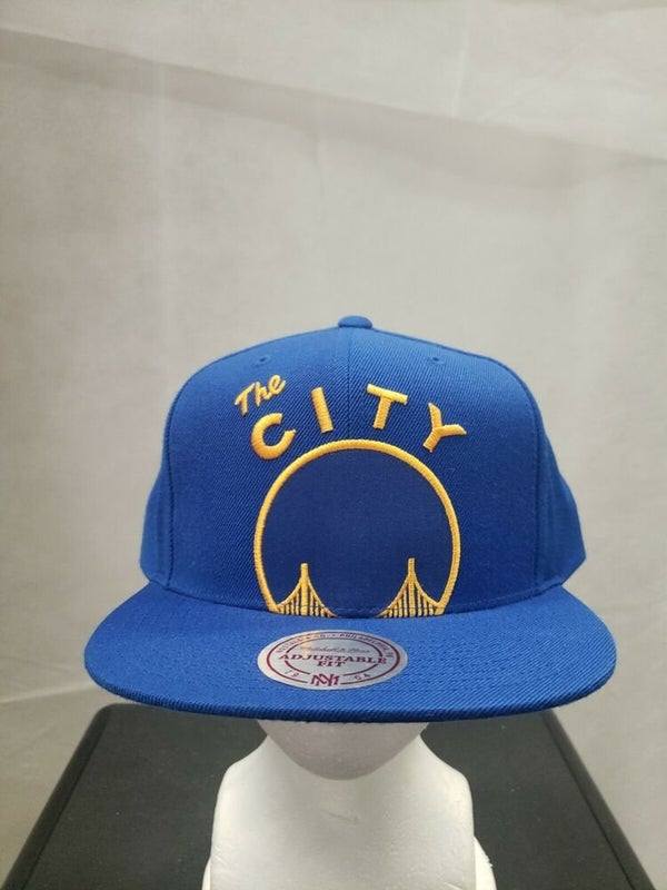 Buy Mitchell & Ness Golden State Warriors Slub Linen Hi Crown Fitted Cap -  NBA SF City Cap (7 5/8) at