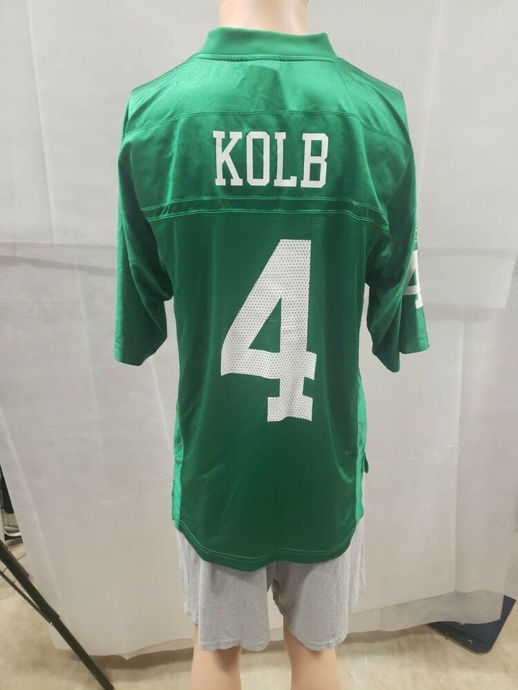 Kevin Kolb Philadelphia Eagles All Green Jersey Reebok S