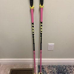 Used 40in (100cm) Leki Racing World Cup Lite SL Ski Poles