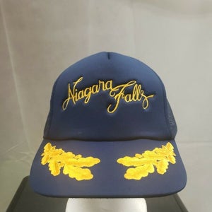Vintage Niagara Falls Gold Leaf Mesh Trucker Snapback Hat