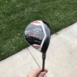 Used Men's Callaway Right Handed X Hot Fairway Wood Stiff Flex 3 Wood