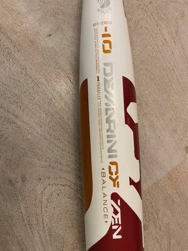 Barely used Rolled DeMarini Composite CF Zen Bat (-10) 18 oz 28"